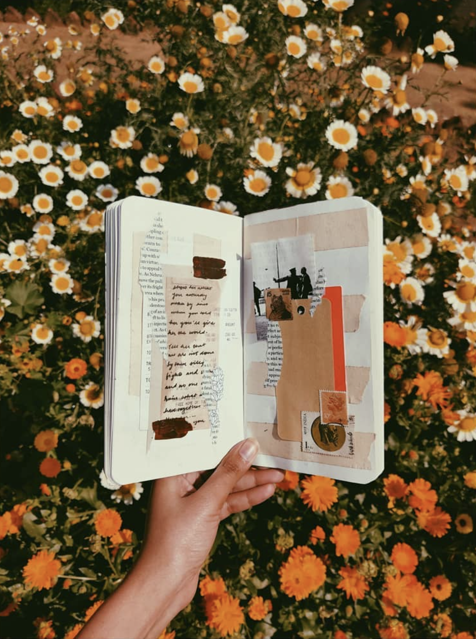 Art journal spread